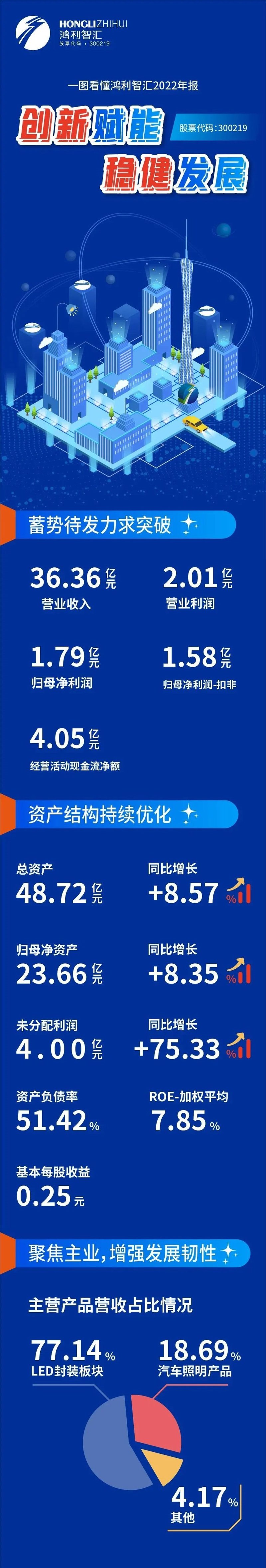 一图看懂鸿利智汇2022年度报告