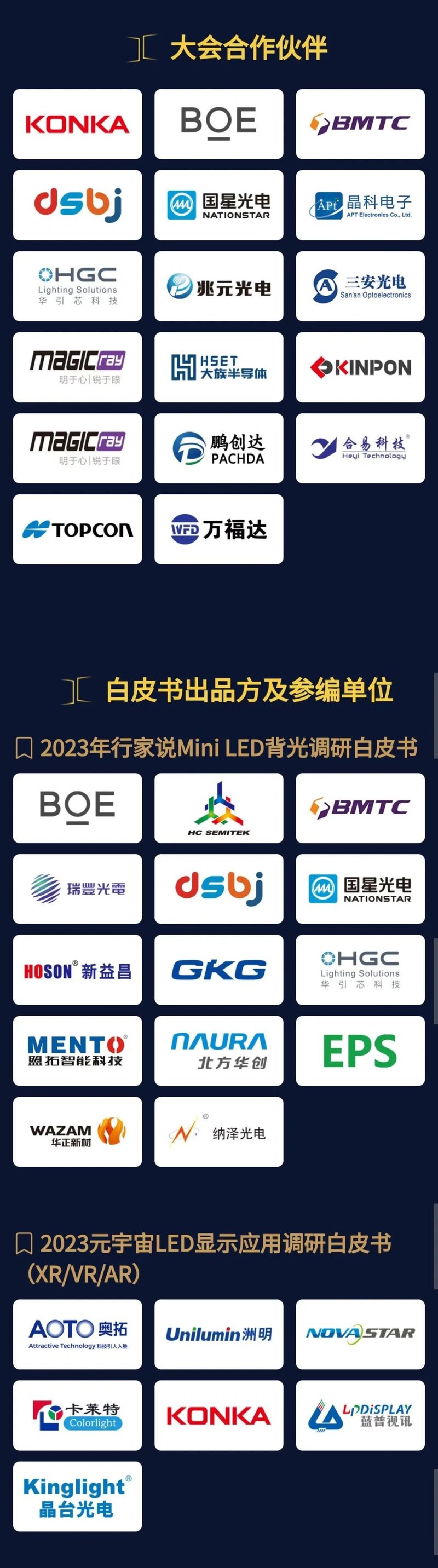 康佳、三安等12家企业确认演讲，Mini/Micro LED消费级显示论坛7月举行