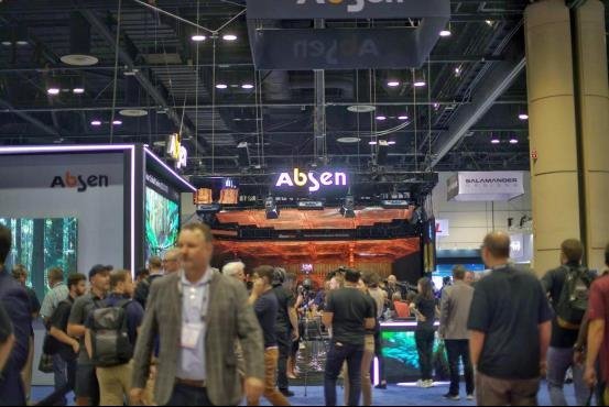 精彩直击！艾比森携创新成果亮相2023美国InfoComm展