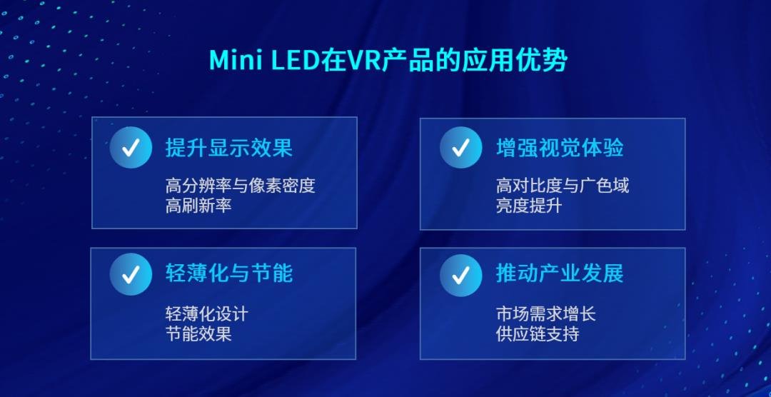 鸿利智汇Mini LED背光VR显示模组累计出货超170万片