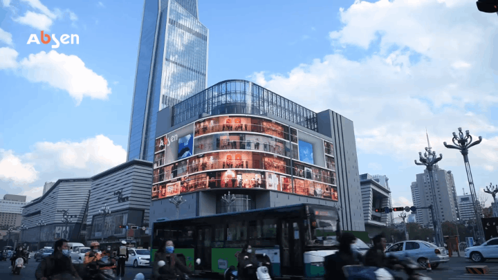 闪耀城市C位！艾比森户外地标大屏案例集锦-中国篇