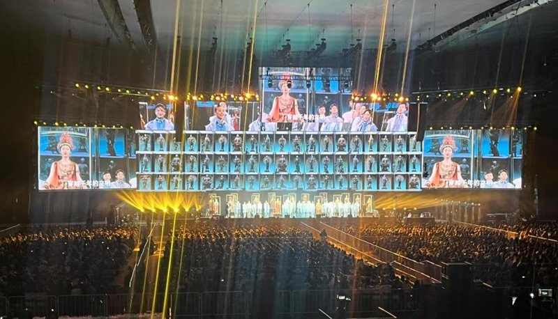 利亚德科技赋能 | 张艺兴主演音乐话剧《受到召唤敦煌》北京盛大首演