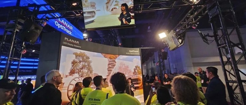 利亚德Planar携OptiTrack惊艳亮相2024NAB展