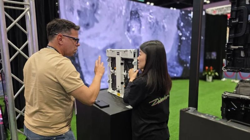 展会动态｜InfoComm USA 2025圆满收官，深德彩创意显示方案备受关注