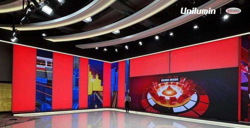 落地印度！洲明光显打造又一国际标杆演播空间