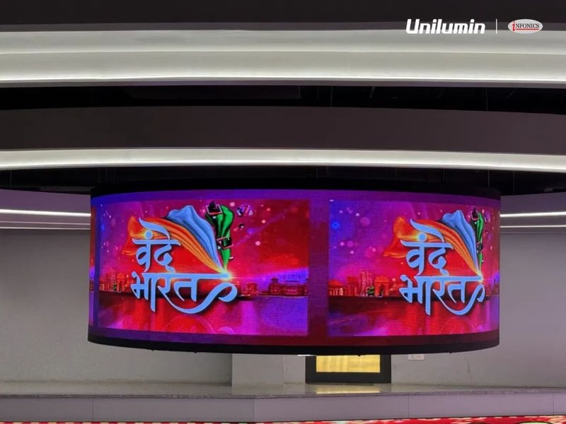 落地印度！洲明光显打造又一国际标杆演播空间