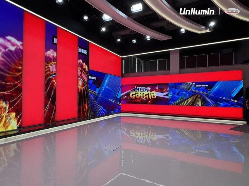 落地印度！洲明光显打造又一国际标杆演播空间